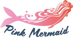 沖縄ダイビングショップピンクマーメイドのロゴ